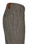 MENS Fashion Check Broek Bruin