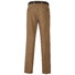 MENS Flat-Front Madrid Katoen Broek Donker Khaki