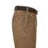 MENS Flat-Front Madrid Katoen Broek Donker Khaki