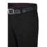 MENS Flat-Front Madrid Katoen Broek Zwart