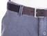 MENS Flat Front Structure Madrid Broek Midden Blauw