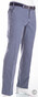 MENS Flat Front Structure Madrid Broek Midden Blauw