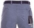 MENS Flat Front Structure Madrid Broek Midden Blauw