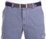 MENS Flat Front Structure Madrid Broek Midden Blauw
