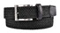 MENS Gevlochten Stretch Riem Belt Black