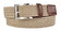 MENS Gevlochten Stretch Riem Belt Sand