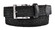 MENS Gevlochten Stretch Riem Riem Zwart
