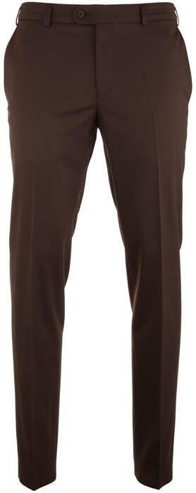 MENS Madison Dunne Wollen Pantalon Broek Bruin