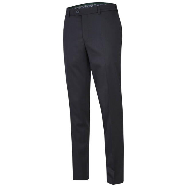 MENS Madison Dunne Wollen Pantalon Broek Navy
