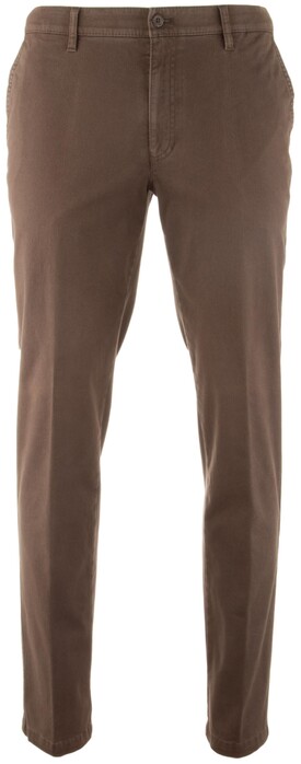 MENS Madison XTEND Flat-Front Cotton Broek Midden Bruin