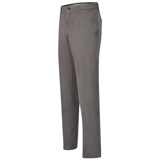 MENS Madison XTEND Flat-Front Cotton Broek Midden Grijs
