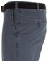 MENS Madrid Comfort-Fit Structured Flat-Front Broek Blauw