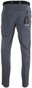 MENS Madrid Comfort-Fit Structured Flat-Front Broek Blauw