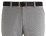 MENS Madrid Comfort-Fit Structured Flat-Front Broek Licht Grijs