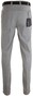 MENS Madrid Comfort-Fit Structured Flat-Front Broek Licht Grijs