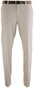 MENS Madrid Comfort-Fit Structured Flat-Front Broek Stone