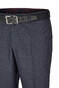 MENS Madrid Dikke Wollen Pantalon Broek Blauw Melange