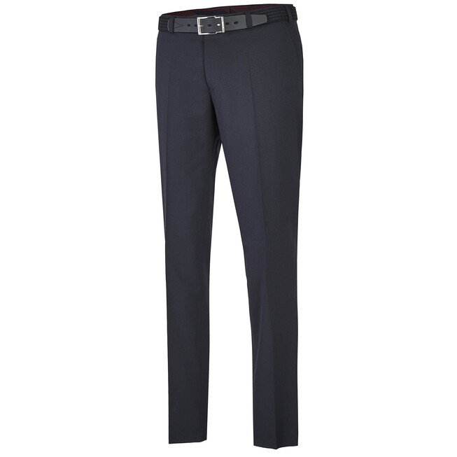 MENS Madrid Dun Wol Broek Donker Blauw