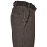 MENS Madrid Dunne Wollen Pantalon Broek Donker Bruin