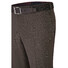 MENS Madrid Dunne Wollen Pantalon Broek Donker Bruin