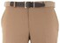 MENS Madrid Dunne Wollen Pantalon Broek Licht Zand