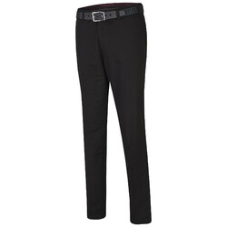 MENS Madrid Flat-Front Broek Zwart