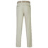 MENS Madrid Flat-Front Katoen Fijn Broek Khaki