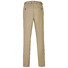MENS Madrid Flat-Front Katoen Fijn Broek Zand