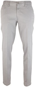 MENS Meran Contrasted Flat-Front Broek Licht Grijs