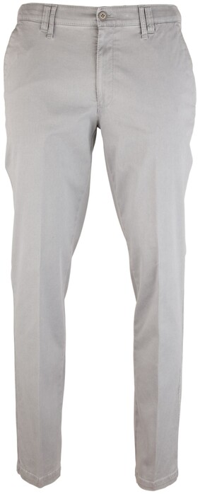 MENS Meran Contrasted Flat-Front Broek Licht Grijs