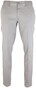MENS Meran Contrasted Flat-Front Broek Licht Grijs