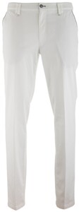 MENS Meran Contrasted Flat-Front Broek Wit