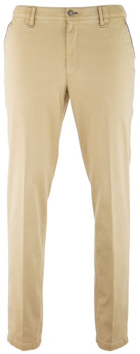 MENS Meran Contrasted Flat-Front Broek Zacht Geel
