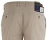 MENS Meran Contrasted Flat-Front Broek Zand
