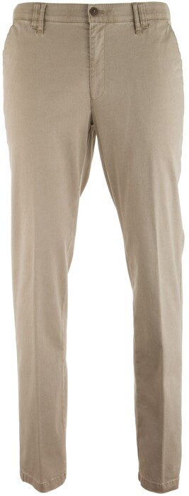 MENS Meran Fine-Structure Flat-Front Broek Zand
