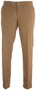 MENS Meran Modern-Fit Contrasted Flat-Front Broek Zand