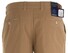 MENS Meran Modern-Fit Contrasted Flat-Front Broek Zand