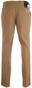 MENS Meran Modern-Fit Contrasted Flat-Front Broek Zand
