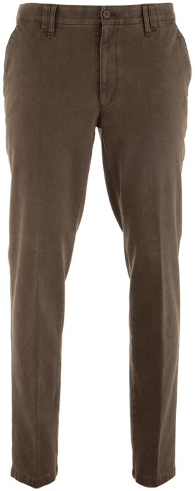 MENS Meran Velvet Cotton Broek Donker Bruin