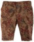MENS Modern-Fit Flowered Kuba Shorts Bermuda Sand