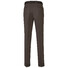 MENS Paris Bandplooi Omslag Wol Broek Bruin