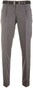 MENS Paris Bandplooi Omslag Wol Broek Licht Grijs