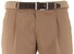 MENS Paris Bandplooi Omslag Wol Broek Zand