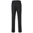 MENS Paris Bandplooi Omslag Wol Broek Zwart