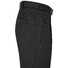 MENS Paris Bandplooi Omslag Wol Broek Zwart