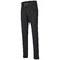 MENS Paris Bandplooi Omslag Wol Broek Zwart