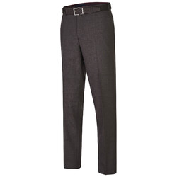 MENS Porto Twill Comfort Fit Pants Dark Brown Melange