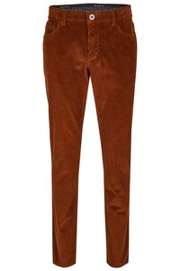 MENS Stretch Corduroy Madison Corduroy Broek Cognac