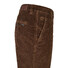 MENS Stretch Corduroy Madison Corduroy Broek Donker Bruin