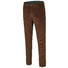 MENS Stretch Corduroy Madison Corduroy Broek Donker Bruin